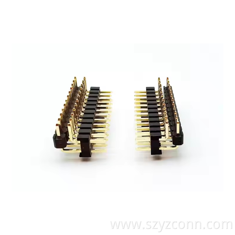 2.54mm Pitch Pin Header Dual Row Right2x1P~1x40P (2) 2.54mm Pitch Pin Header Dual Row Right2x1P~1x40P (2)